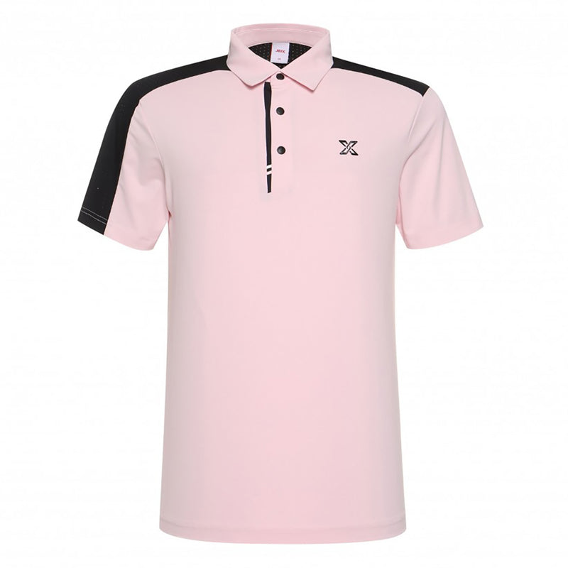 Men's Perforated Shoulder Polo