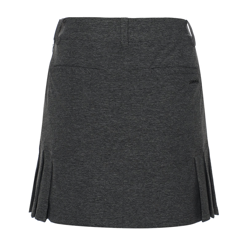 Women's Solid Pleated Skirt
