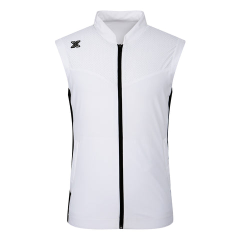 Shop the Poomex Gents White Menscool (Dotted Net Type) Sleeveless